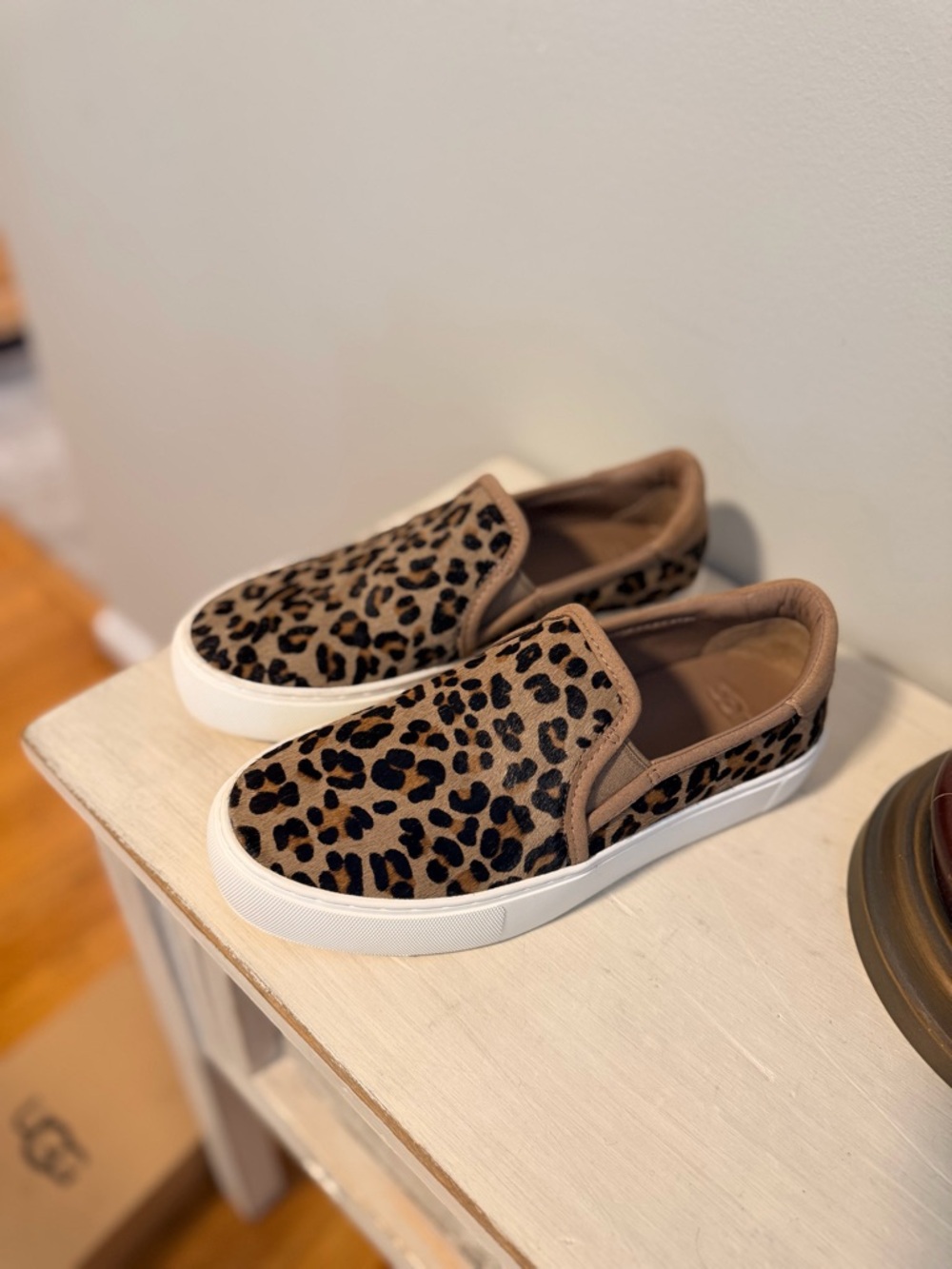 UGG JASS EXOTIC – Leopard/Cheetah Print Slip-On Sneakers in Brown and Black